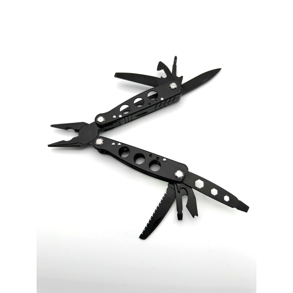 Smith & Wesson Black Multi Tool Pliers Knife Saw Screwdriver w/ Sheath EDC